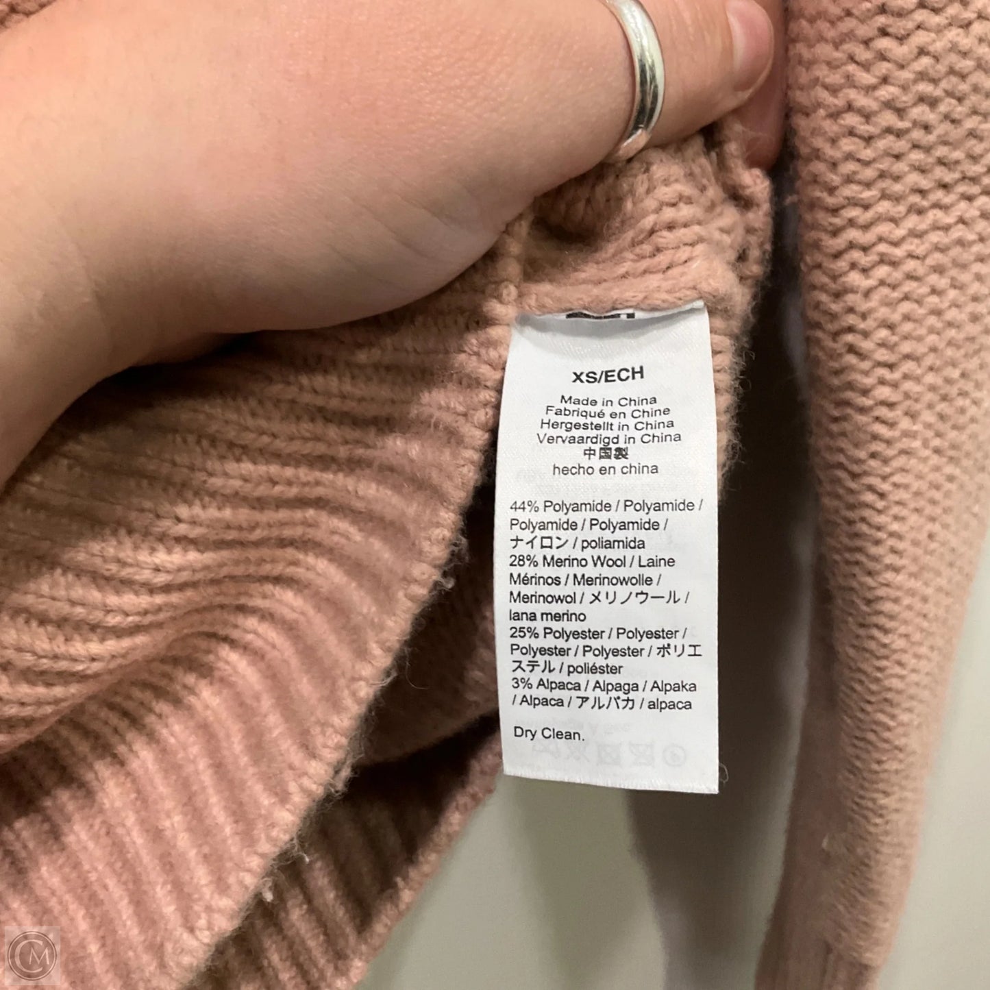 Sweater By Madewell In Pink, Size: Xs
