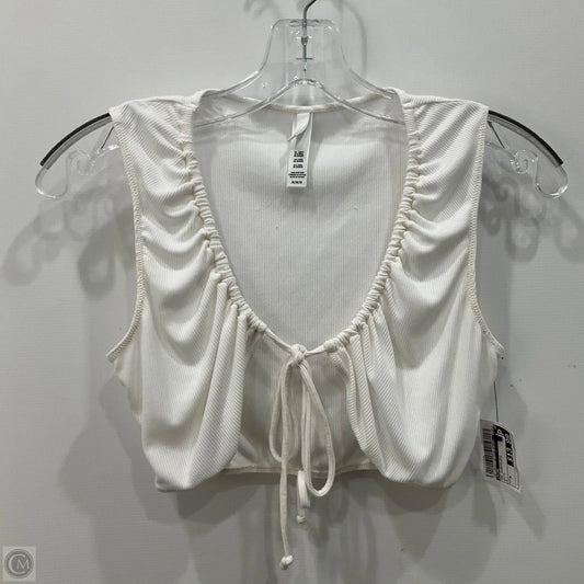 Top Sleeveless By Skims In White, Size: M