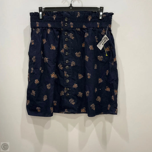 Skirt Mini & Short By Madewell In Floral Print, Size: S
