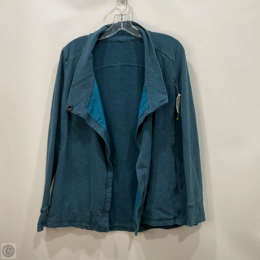 Athletic Jacket By Lululemon In Blue, Size: 4