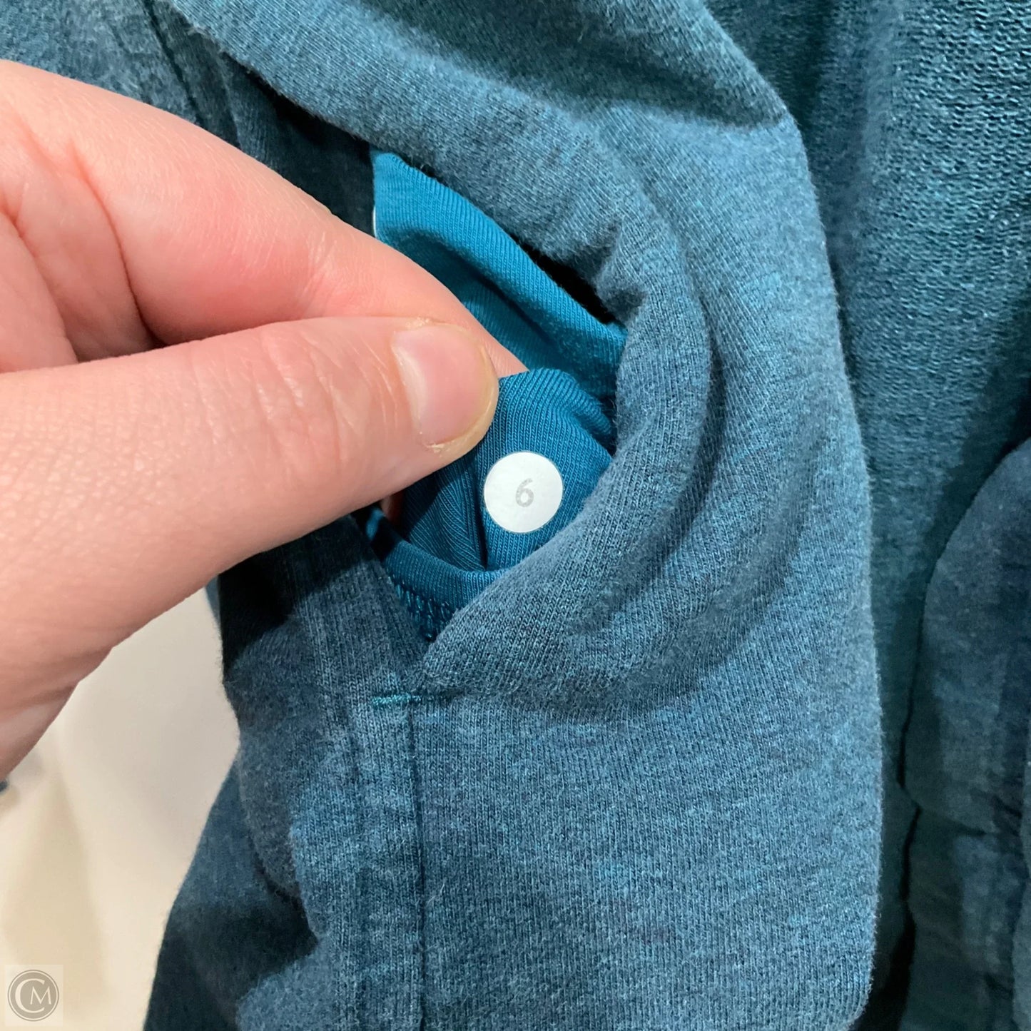 Athletic Jacket By Lululemon In Blue, Size: 4