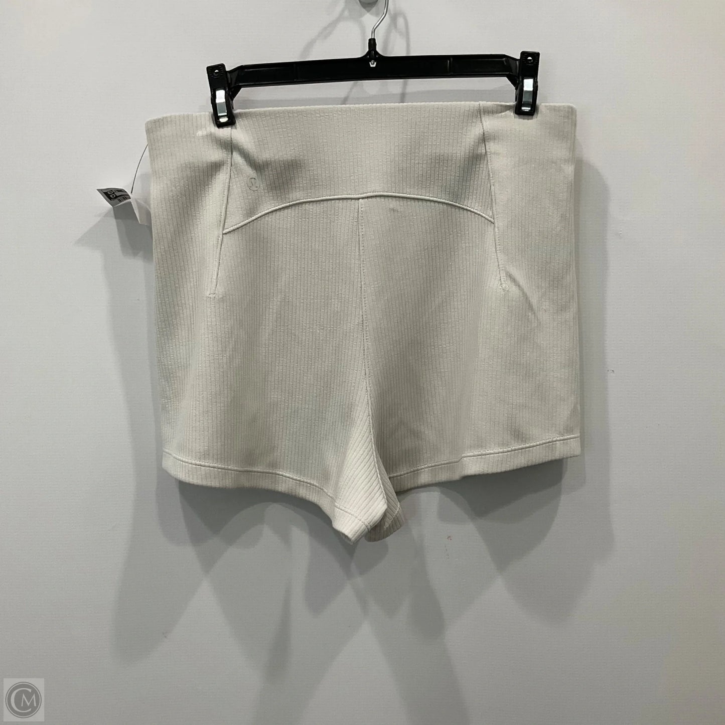 Athletic Shorts By Lululemon In Cream, Size: 8
