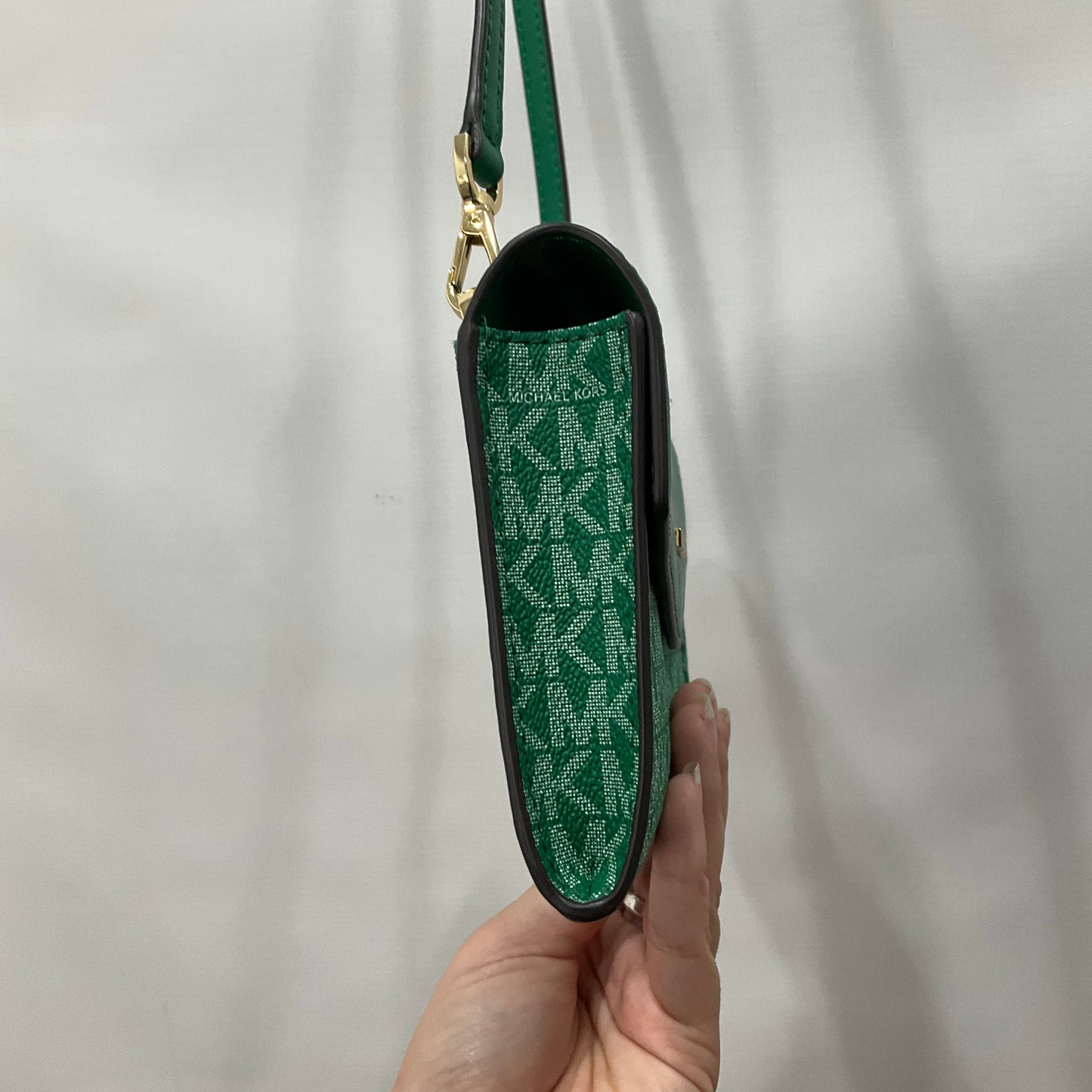 Green Crossbody Designer Michael Kors, Size Small