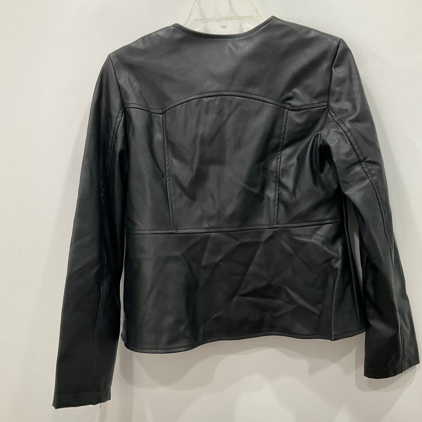 Jacket Leather By Catherine Malandrino In Black, Size: M