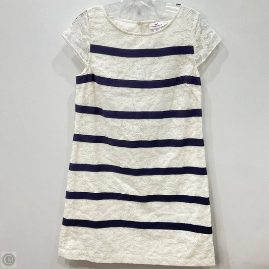 Dress Work By Vineyard Vines In Blue & White, Size: 4
