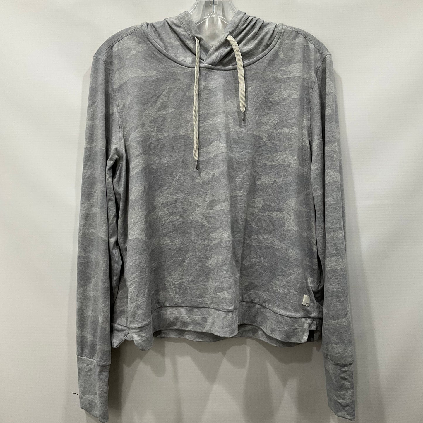 Grey Athletic Sweatshirt Hoodie Vuori, Size Xl