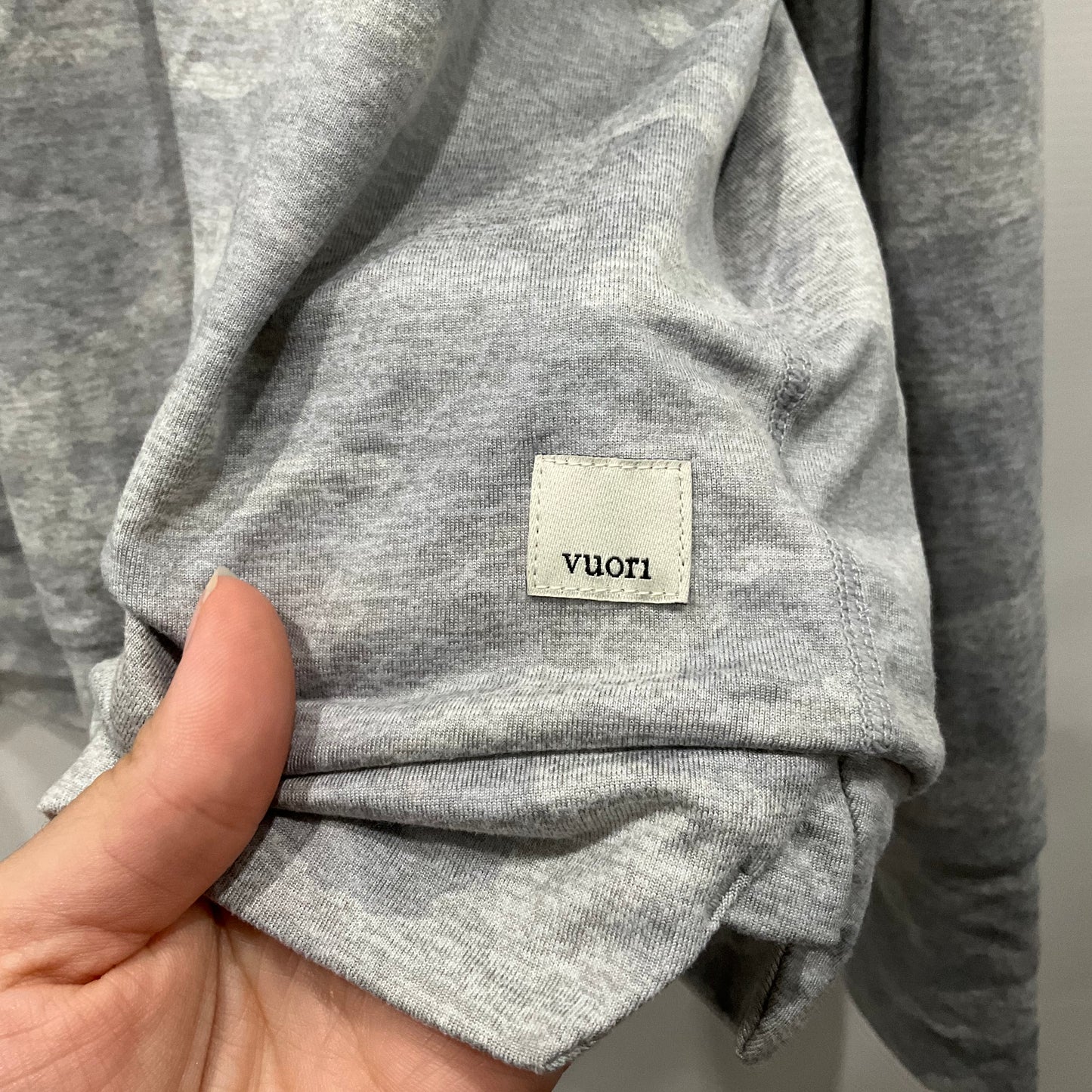 Grey Athletic Sweatshirt Hoodie Vuori, Size Xl