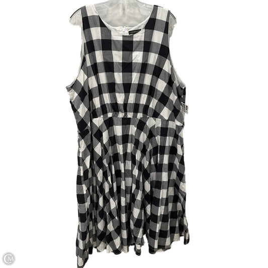 Dress Casual Maxi By Lane Bryant In Black & White, Size: 28