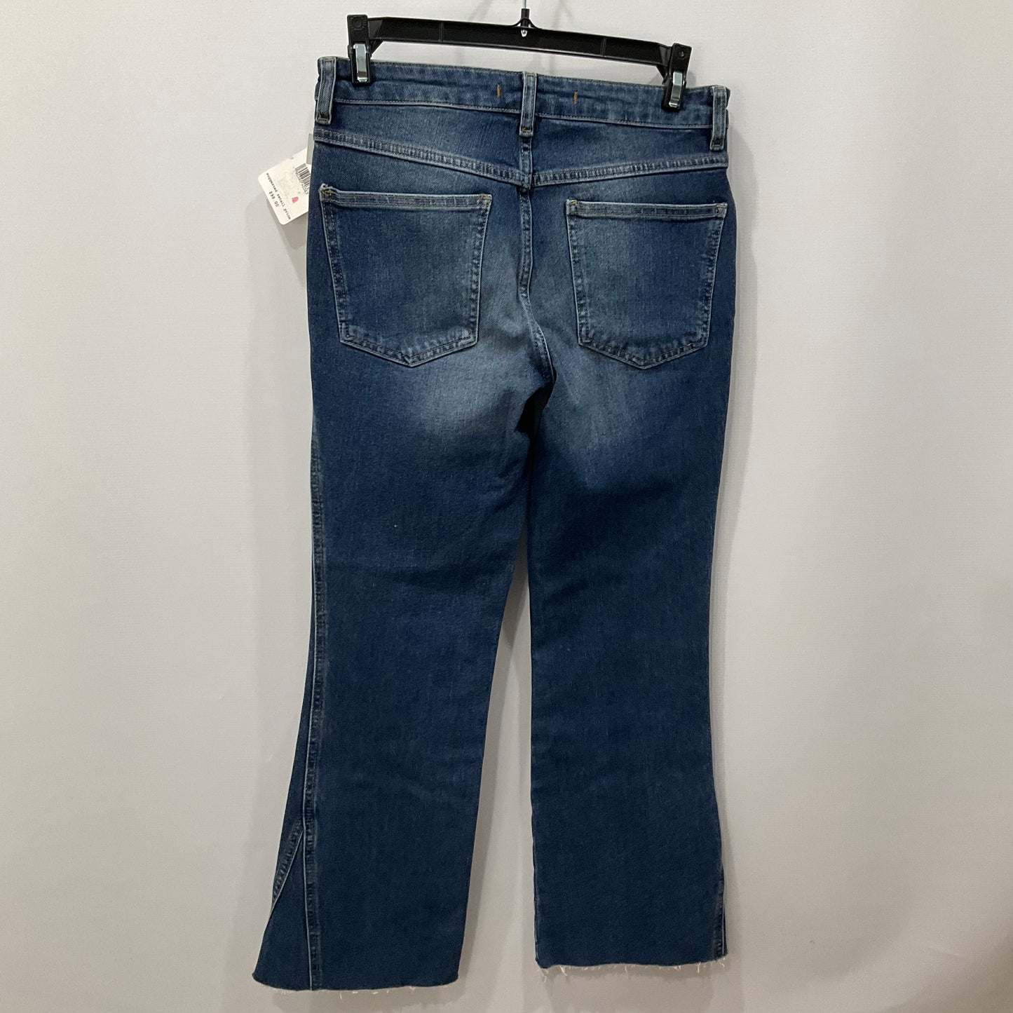 Jeans Flared By Free People In Blue Denim, Size: 4