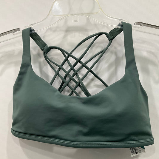 Athletic Bra By Lululemon In Green, Size: 10