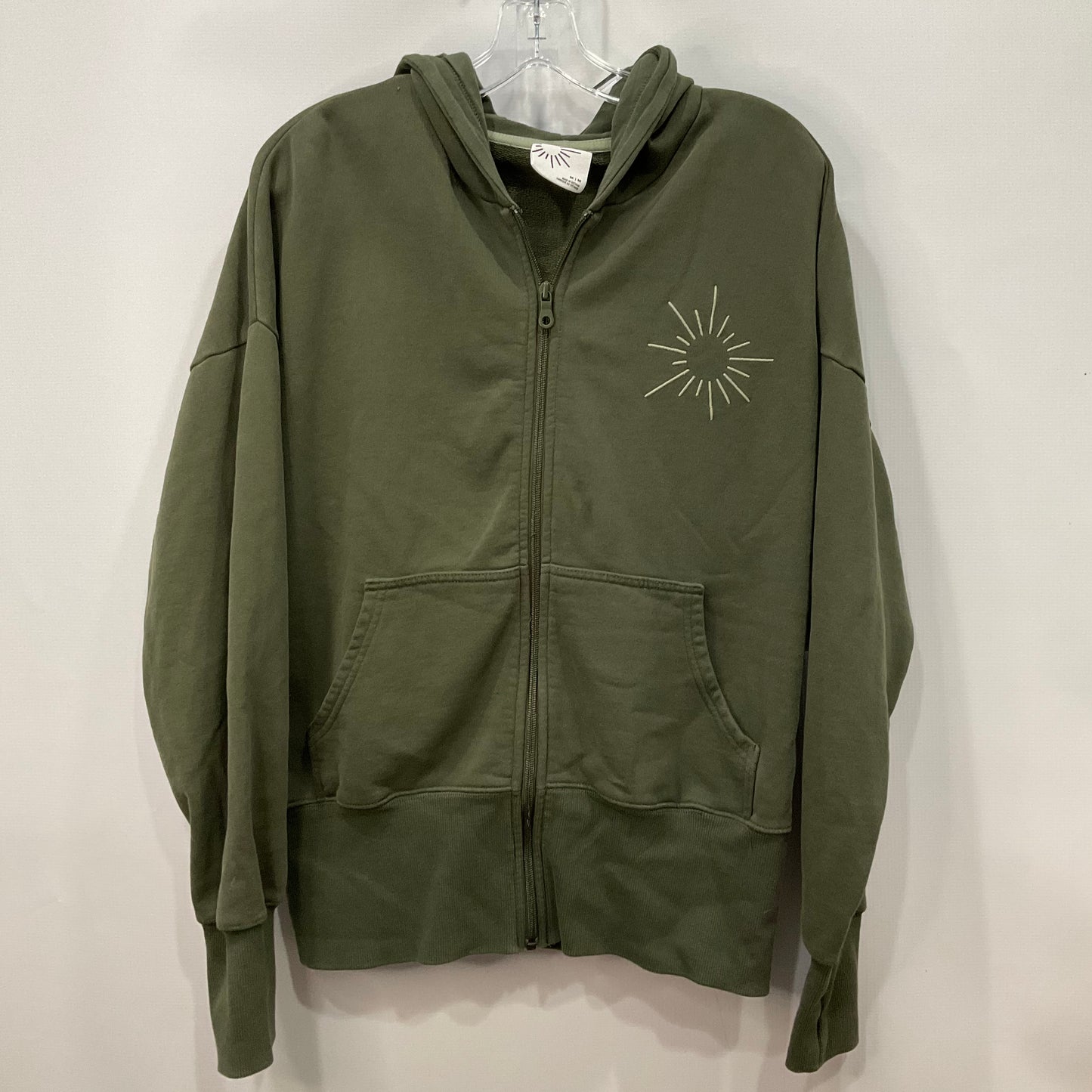 Sweatshirt Hoodie By Aerie In Green, Size: M