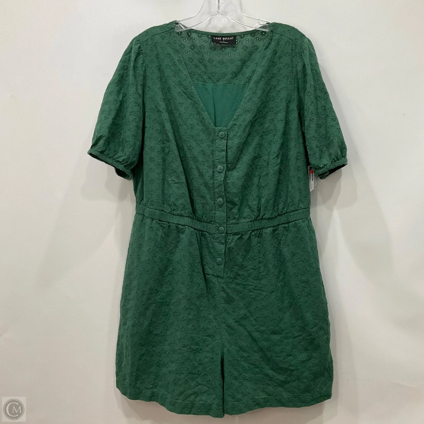 Romper By Lane Bryant In Green, Size: 16