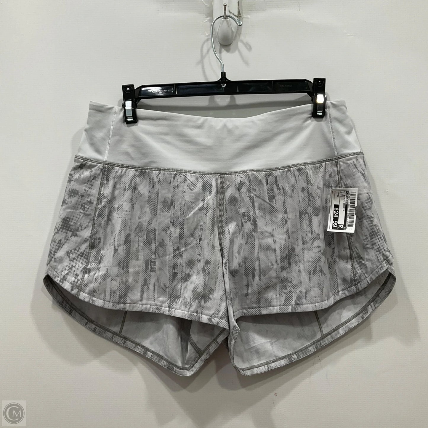 Athletic Shorts By Lululemon In Grey, Size: 6
