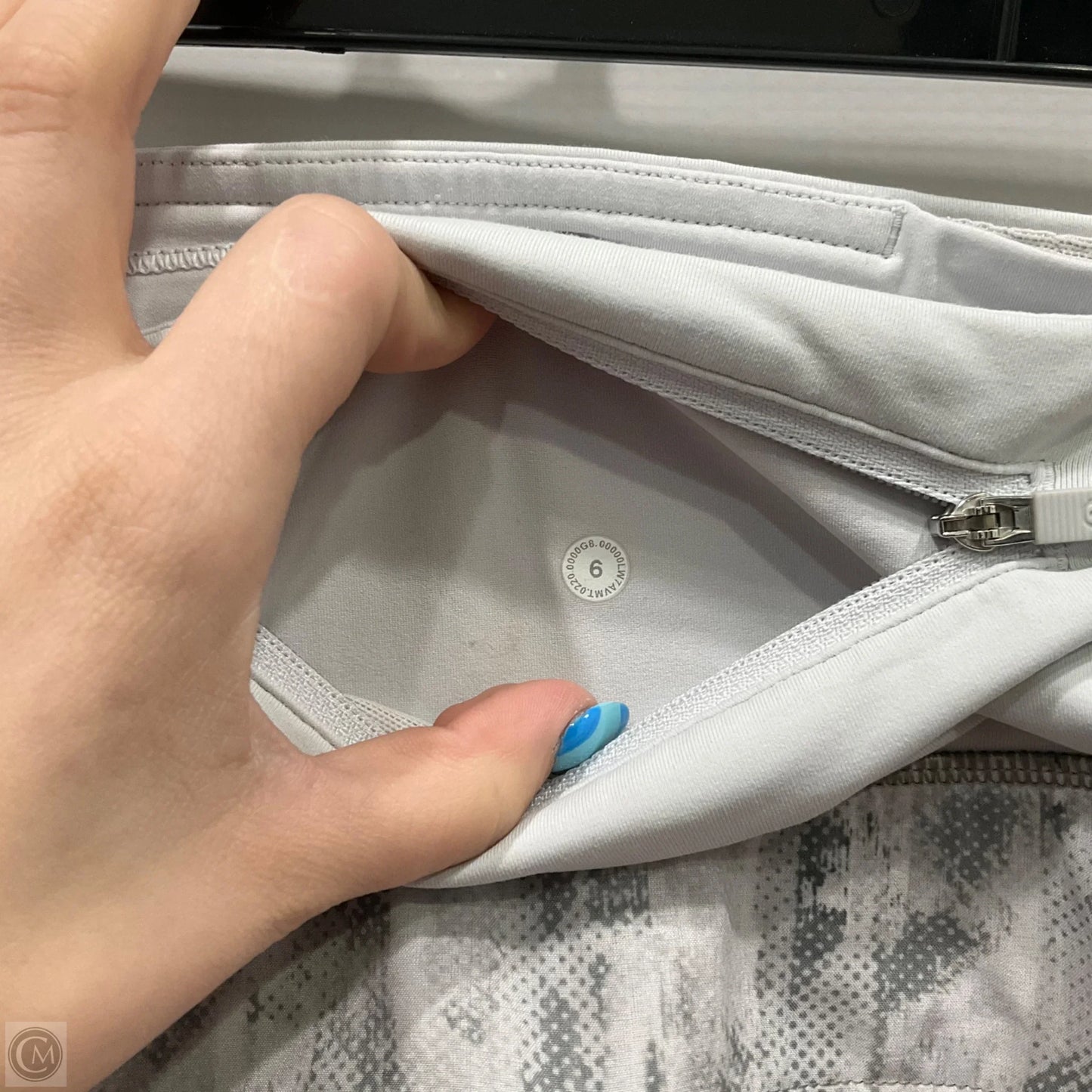 Athletic Shorts By Lululemon In Grey, Size: 6