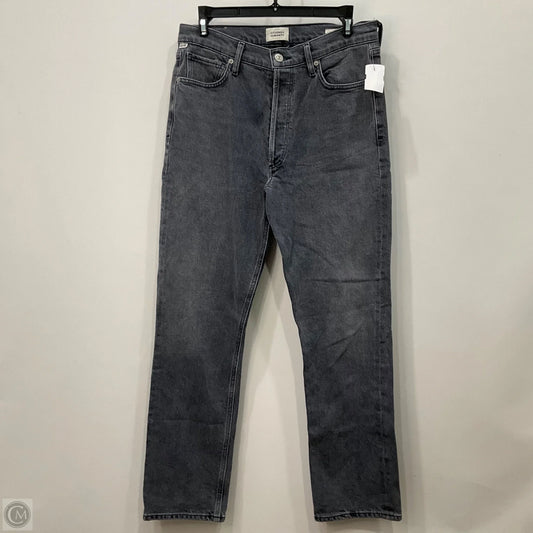 Jeans Straight By Citizens Of Humanity In Black Denim, Size: 6