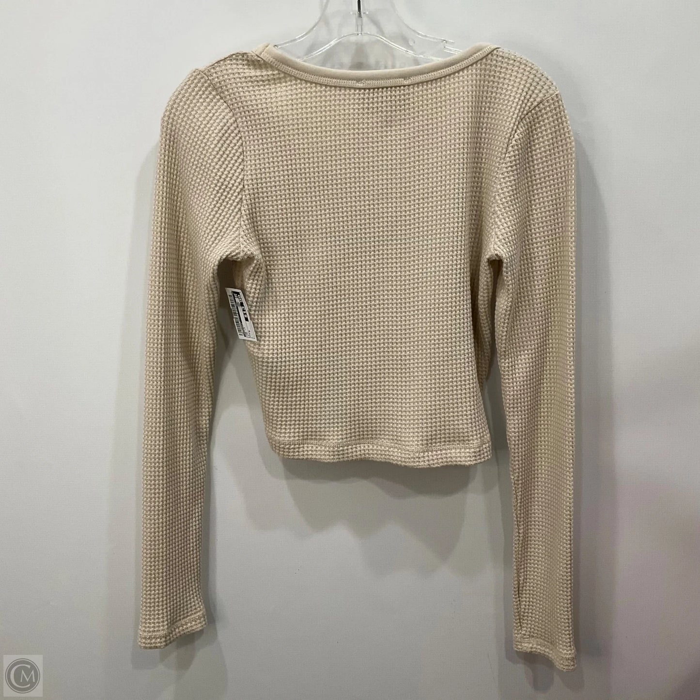 Top Long Sleeve By Madewell In Tan, Size: S