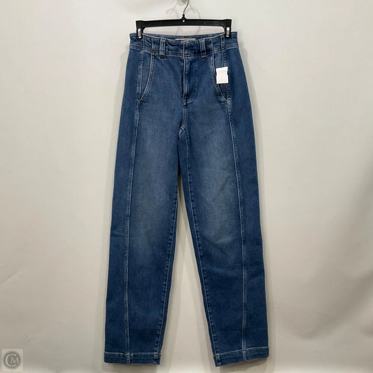 Jeans Straight By Madewell In Blue Denim, Size: 0