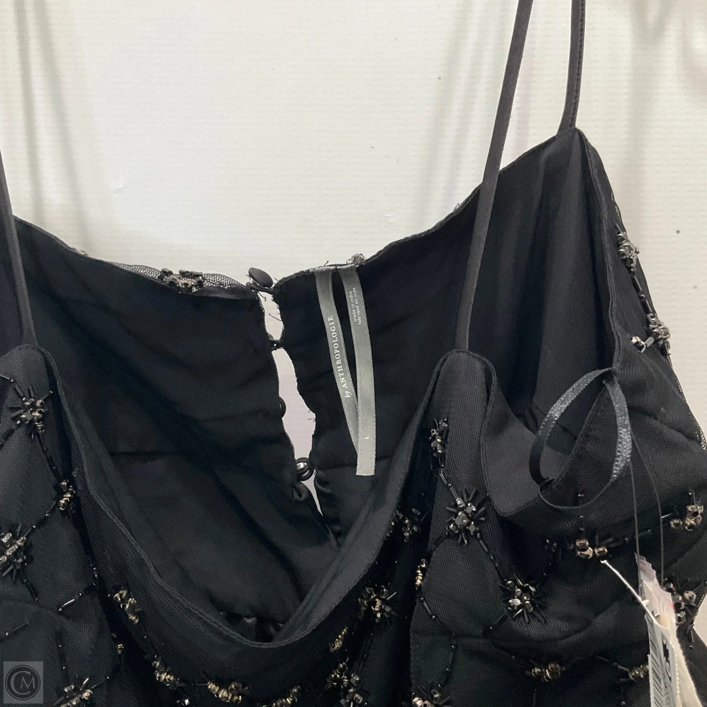 Top Sleeveless By Anthropologie In Black, Size: L