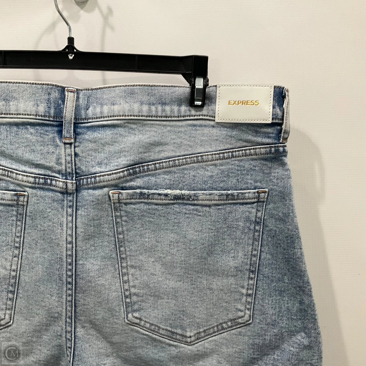 Shorts By Express In Blue Denim, Size: 14
