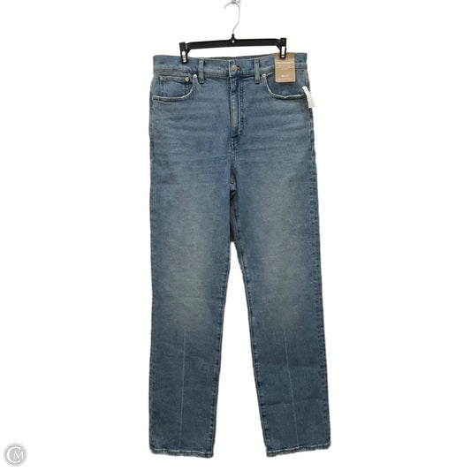Jeans Straight By Madewell In Blue Denim, Size: 10