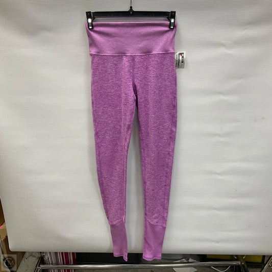 Athletic Leggings By Alo In Pink, Size: Xs