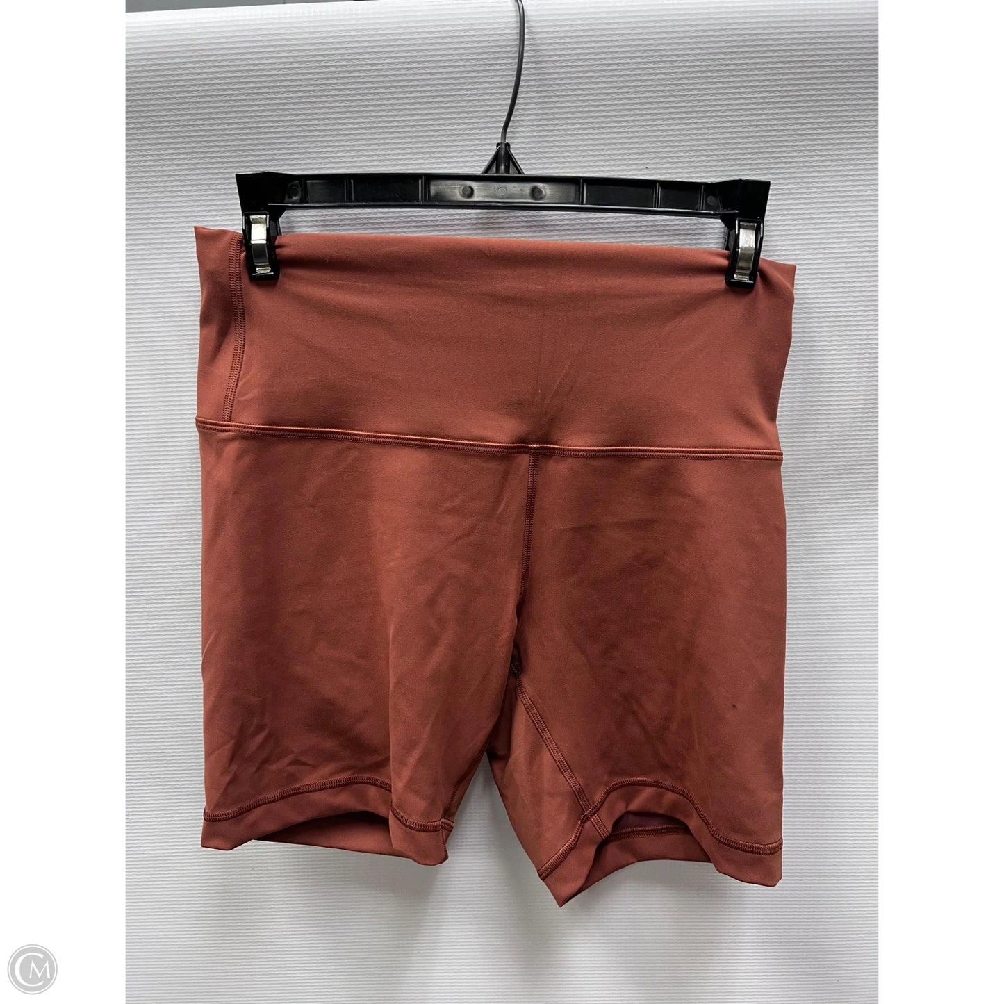 Athletic Shorts By Lululemon In Orange, Size: 8