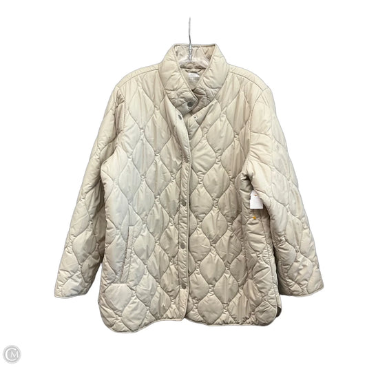 Jacket Puffer & Quilted By 32 Degrees In Cream, Size: Xl