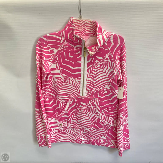 Sweatshirt Designer By Lilly Pulitzer In Pink & White, Size: Xs
