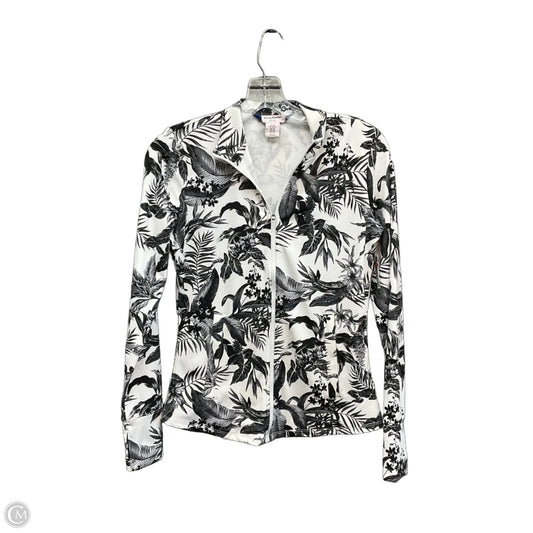Athletic Jacket By Tommy Bahama In Black & White, Size: Xs
