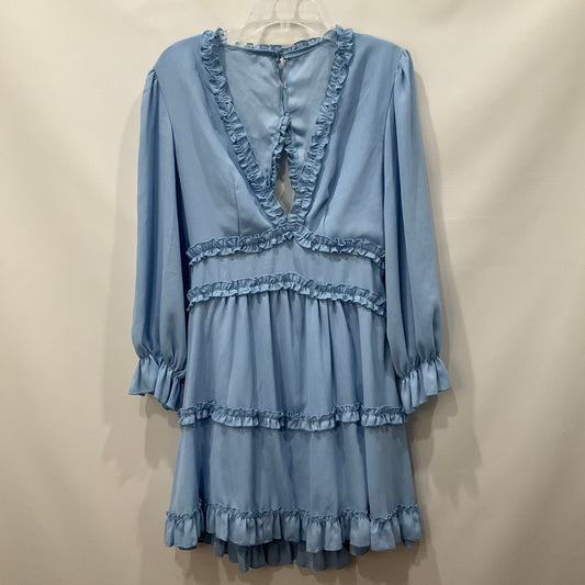 Blue Dress Casual Short Size M