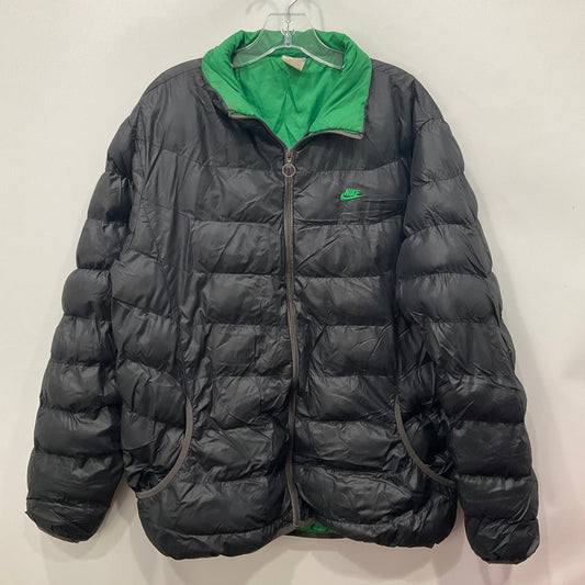 Coat Puffer & Quilted By Nike Apparel In Black, Size: Xxl