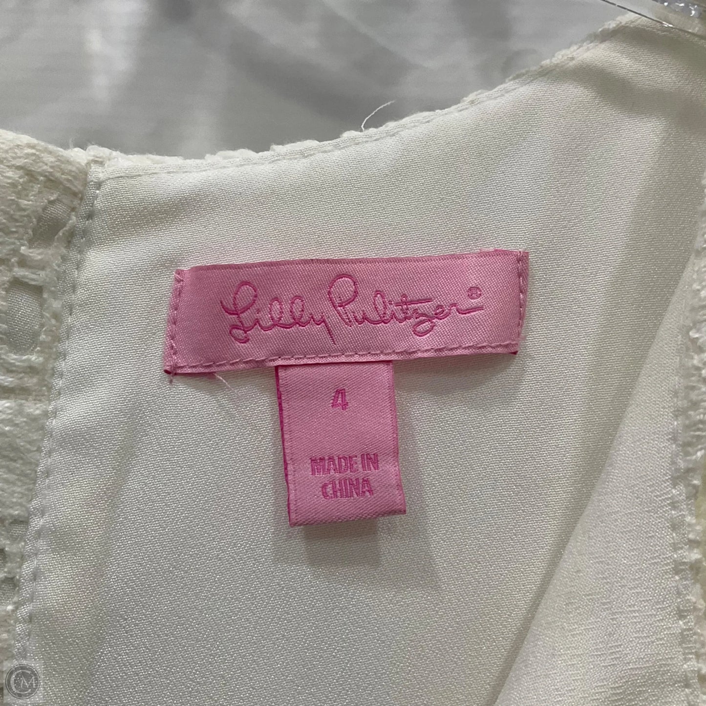 Dress Designer By Lilly Pulitzer In White, Size: S