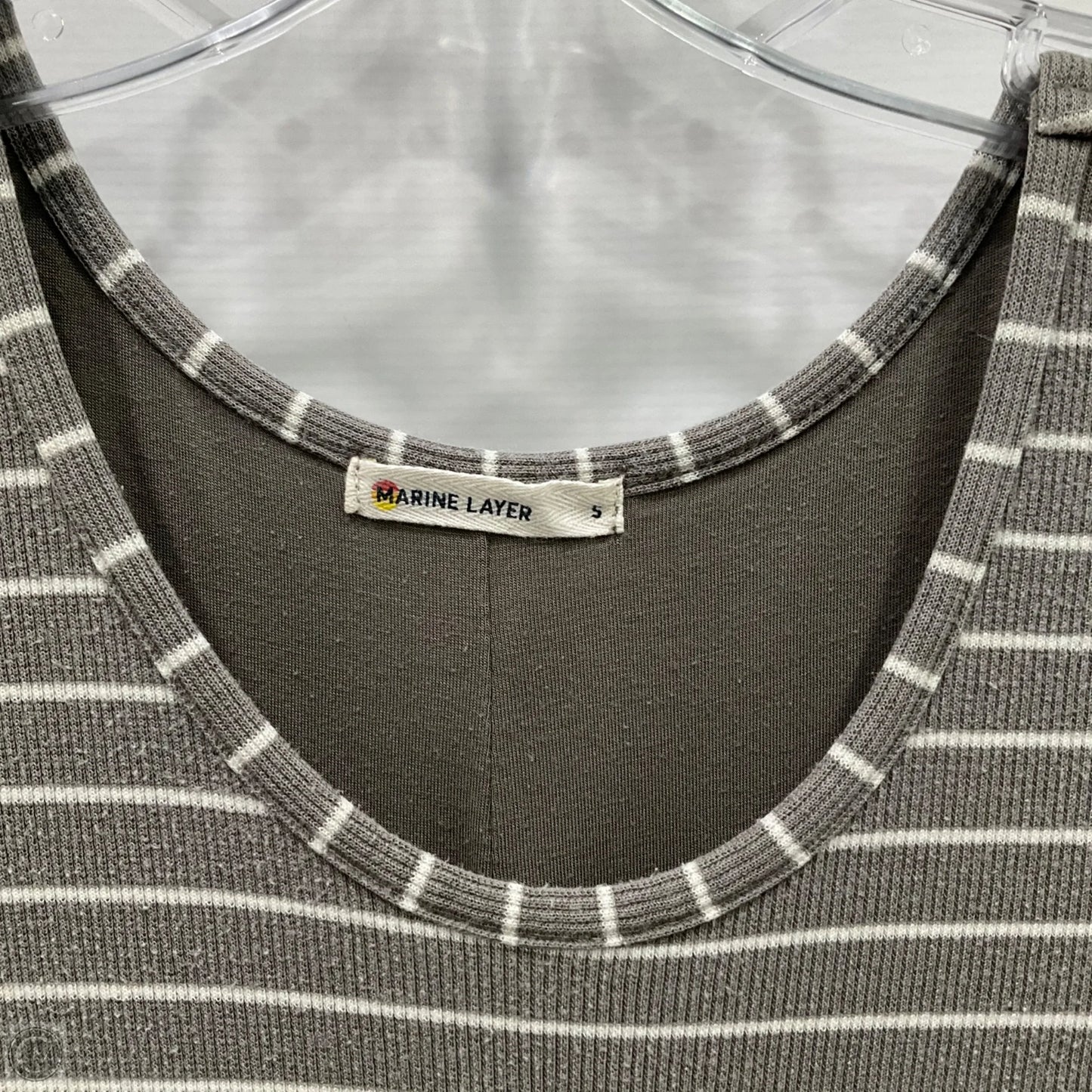 Dress Casual Maxi By Marine Layer In Striped Pattern, Size: S