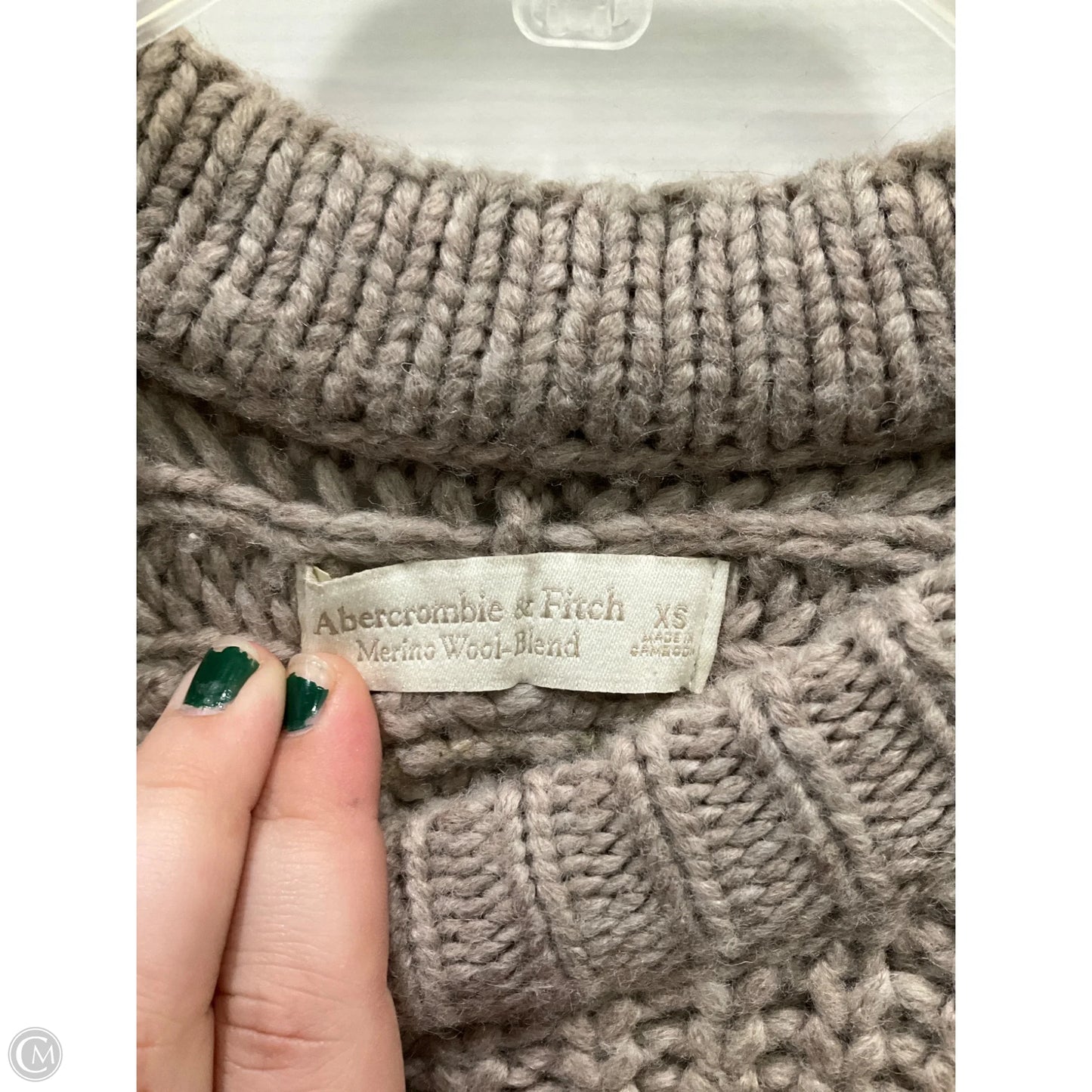 Sweater By Abercrombie And Fitch In Brown, Size: Xs