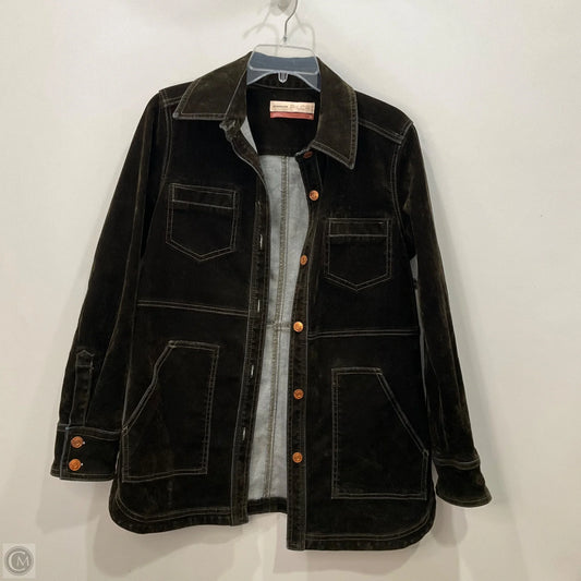 Jacket Moto By Pilcro In Green, Size: Xs
