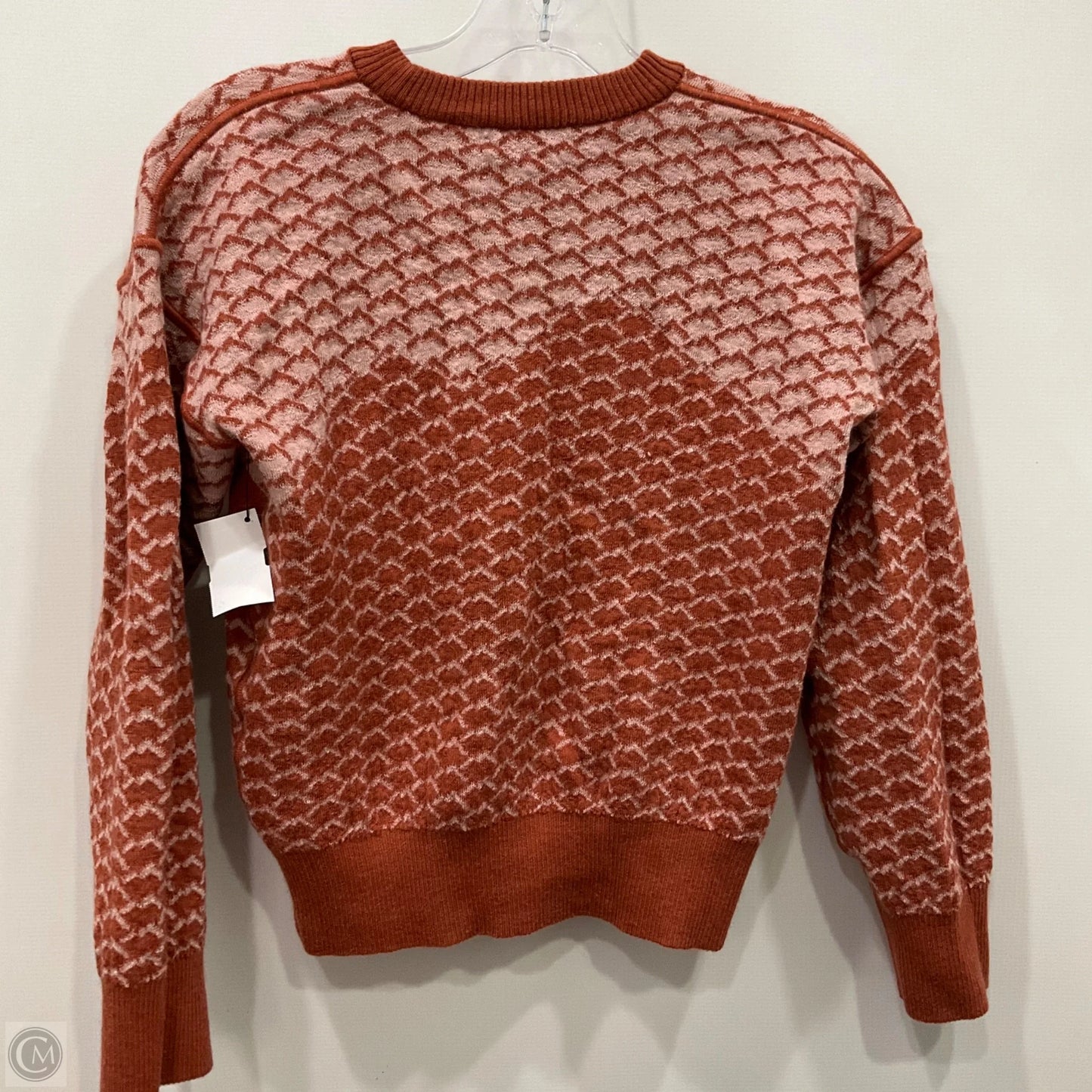 Sweater Cardigan By Cmb In Red, Size: S