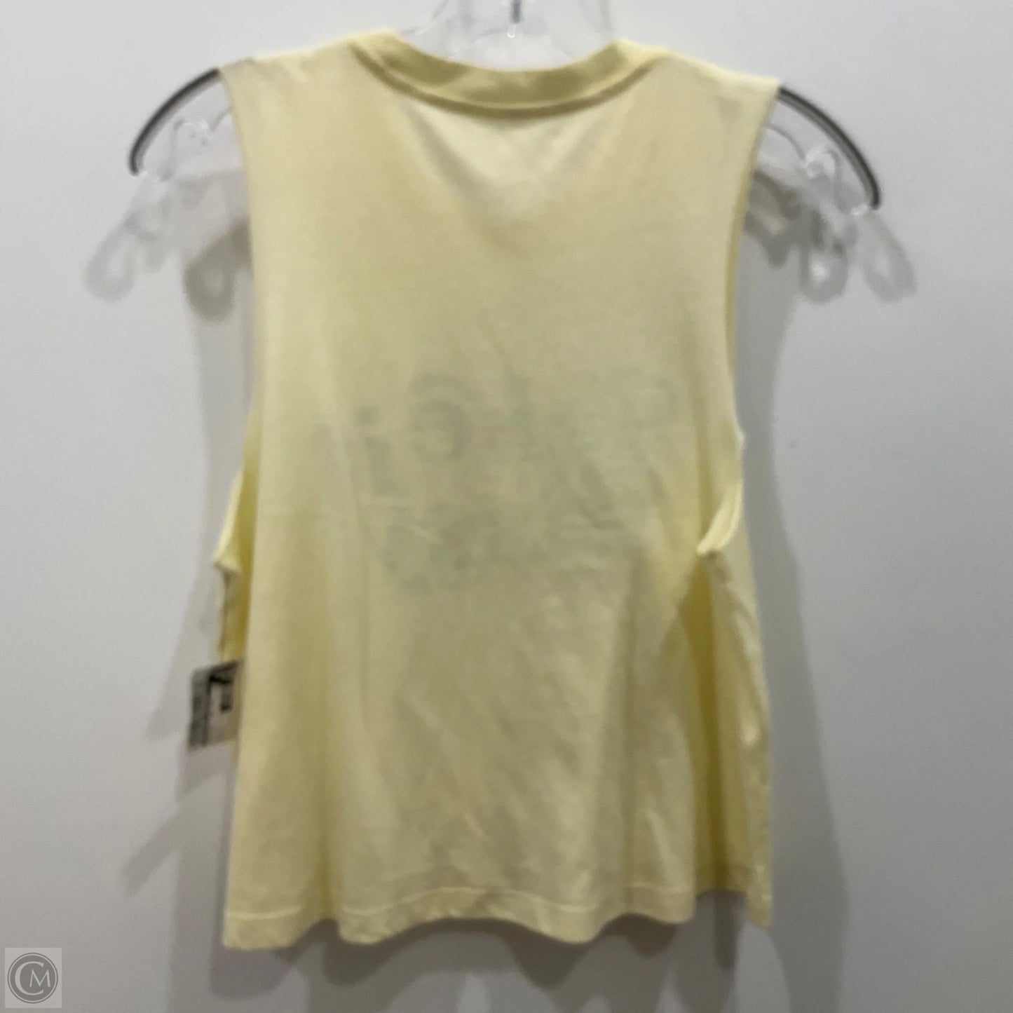 Athletic Tank Top By Spiritual Gangster In Yellow, Size: L