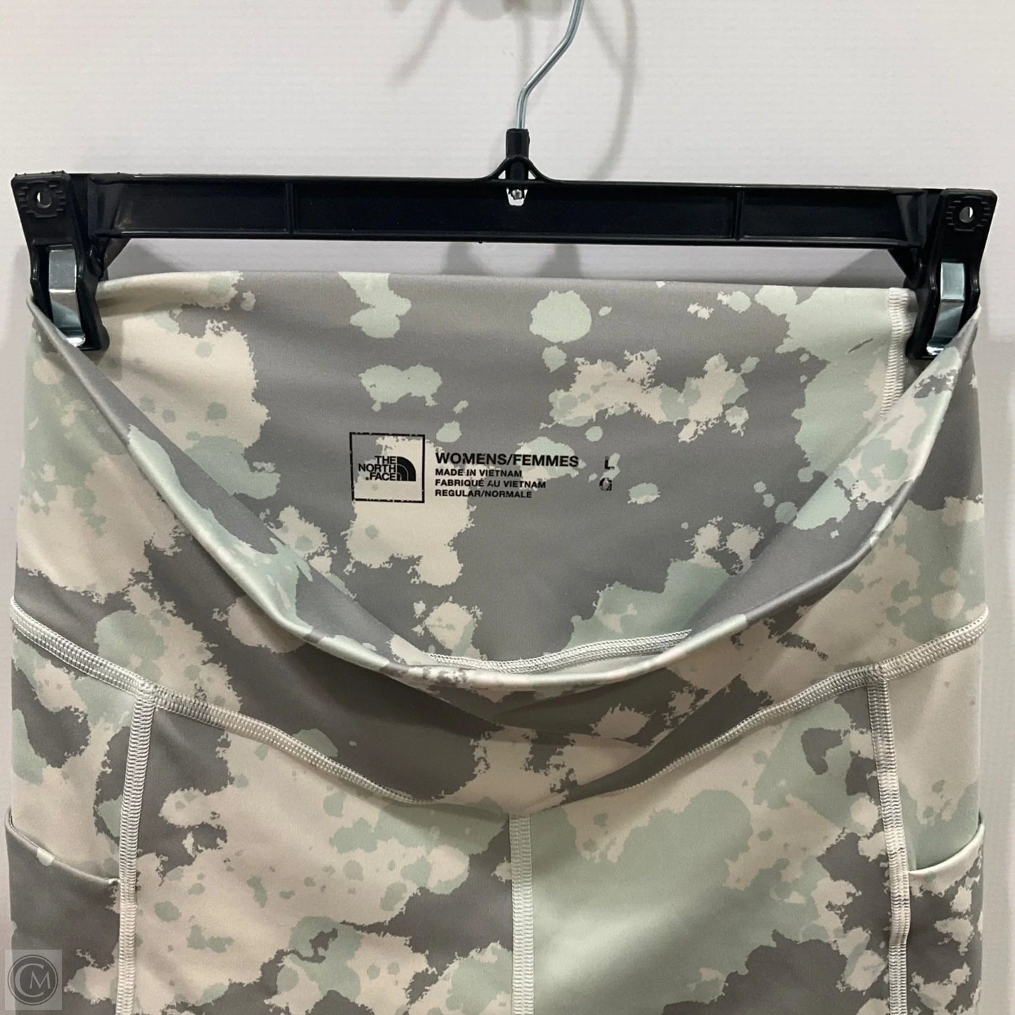 Athletic Leggings By The North Face In Green, Size: L