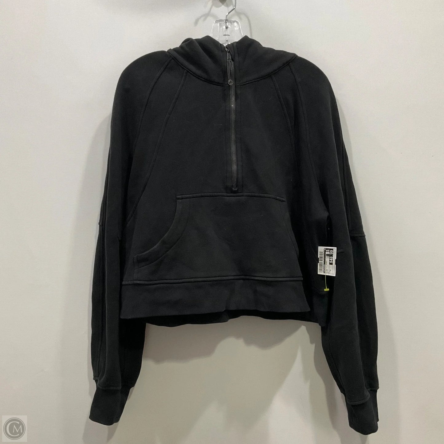 Athletic Jacket By Lululemon In Black, Size: 6