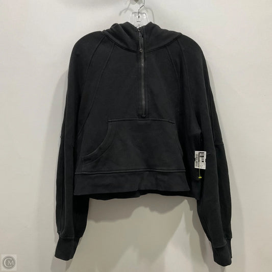 Athletic Jacket By Lululemon In Black, Size: 6