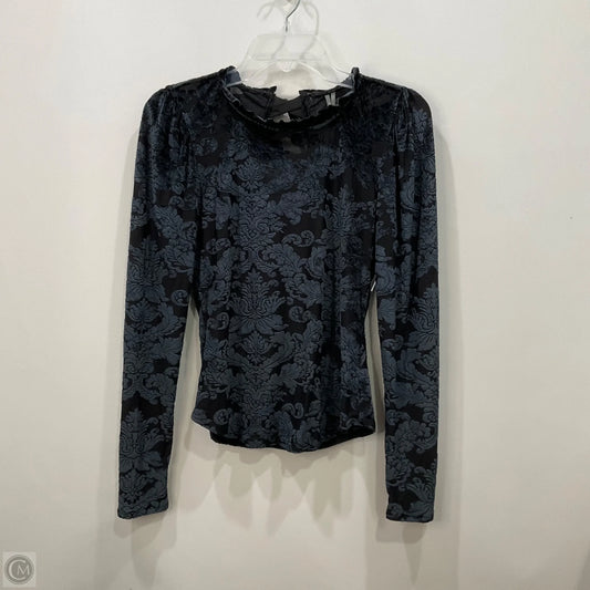 Top Long Sleeve By Anthropologie In Black, Size: S
