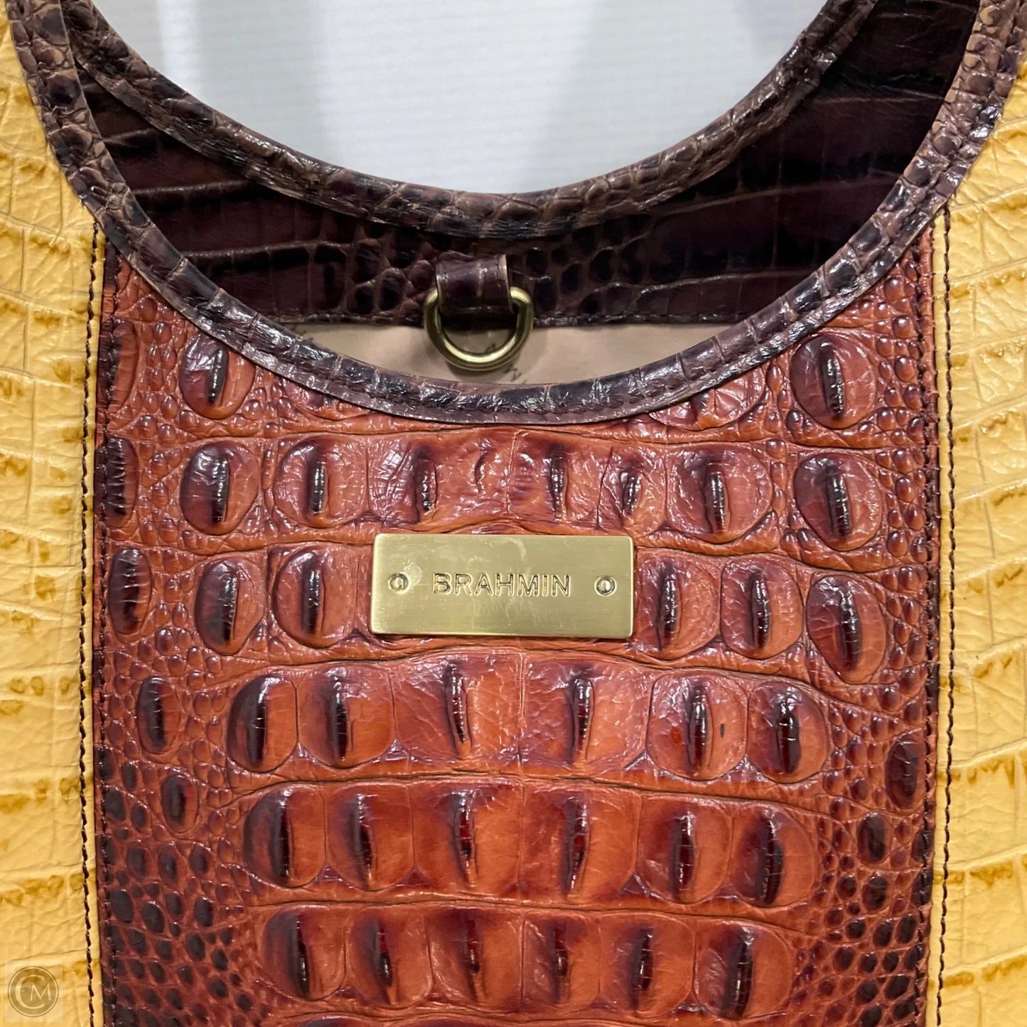Handbag Designer By Brahmin, Size: Medium