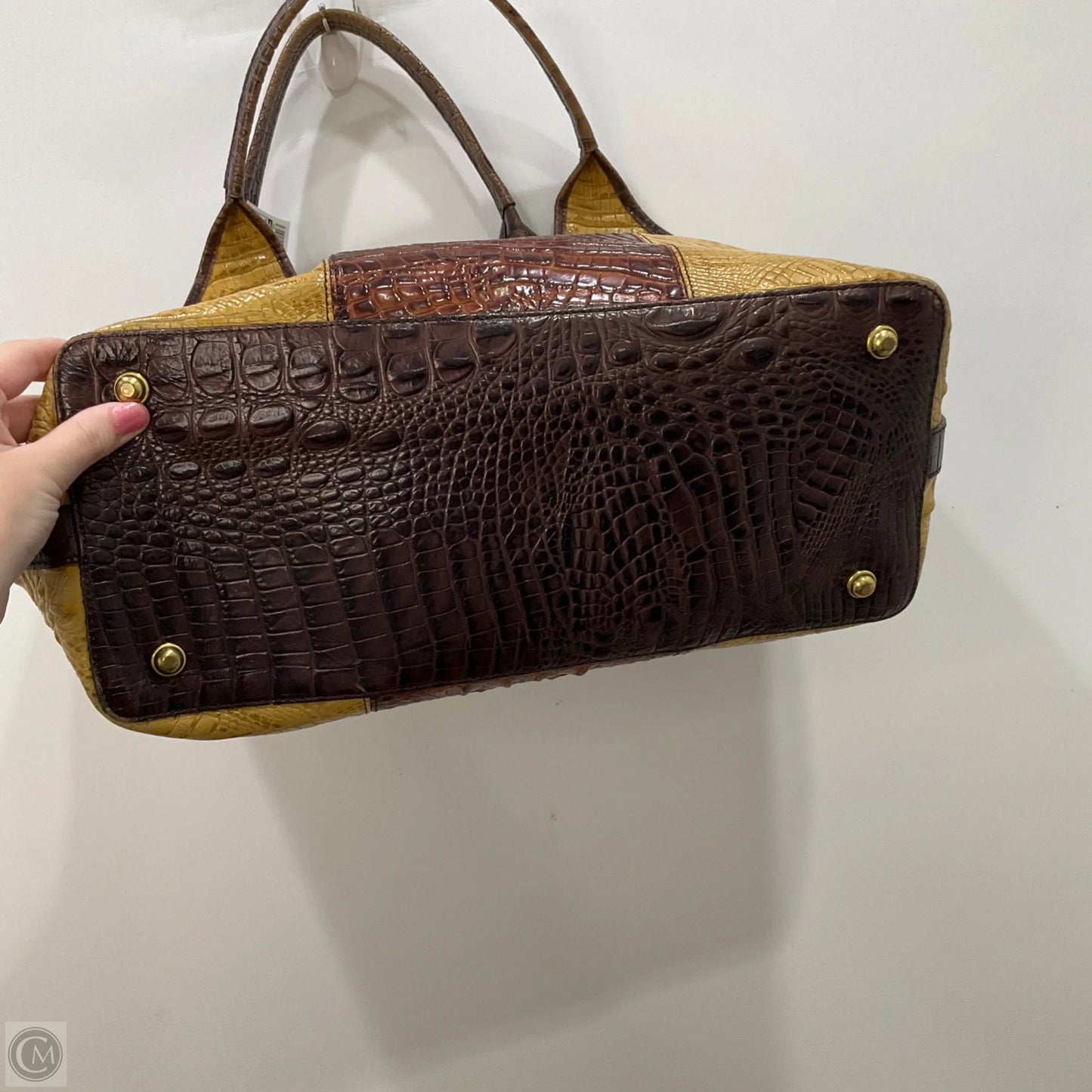 Handbag Designer By Brahmin, Size: Medium
