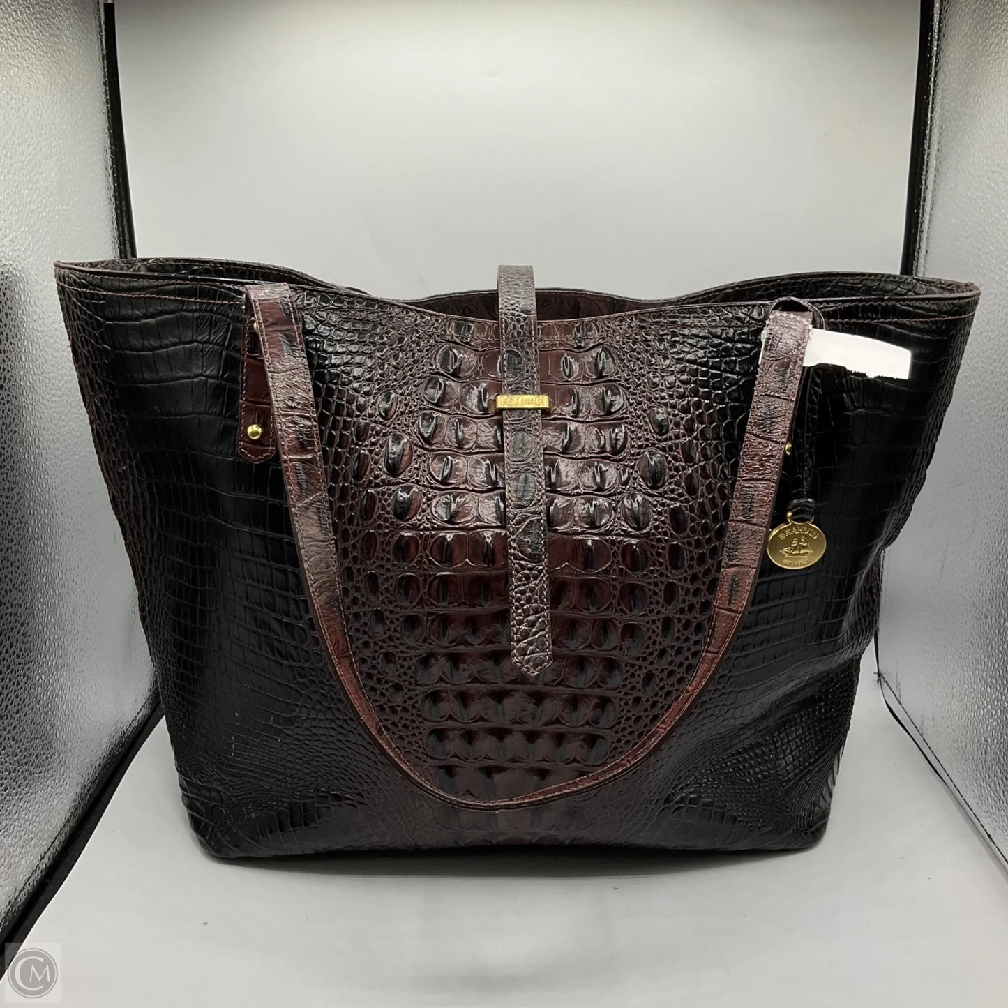 Handbag Designer By Brahmin, Size: Large