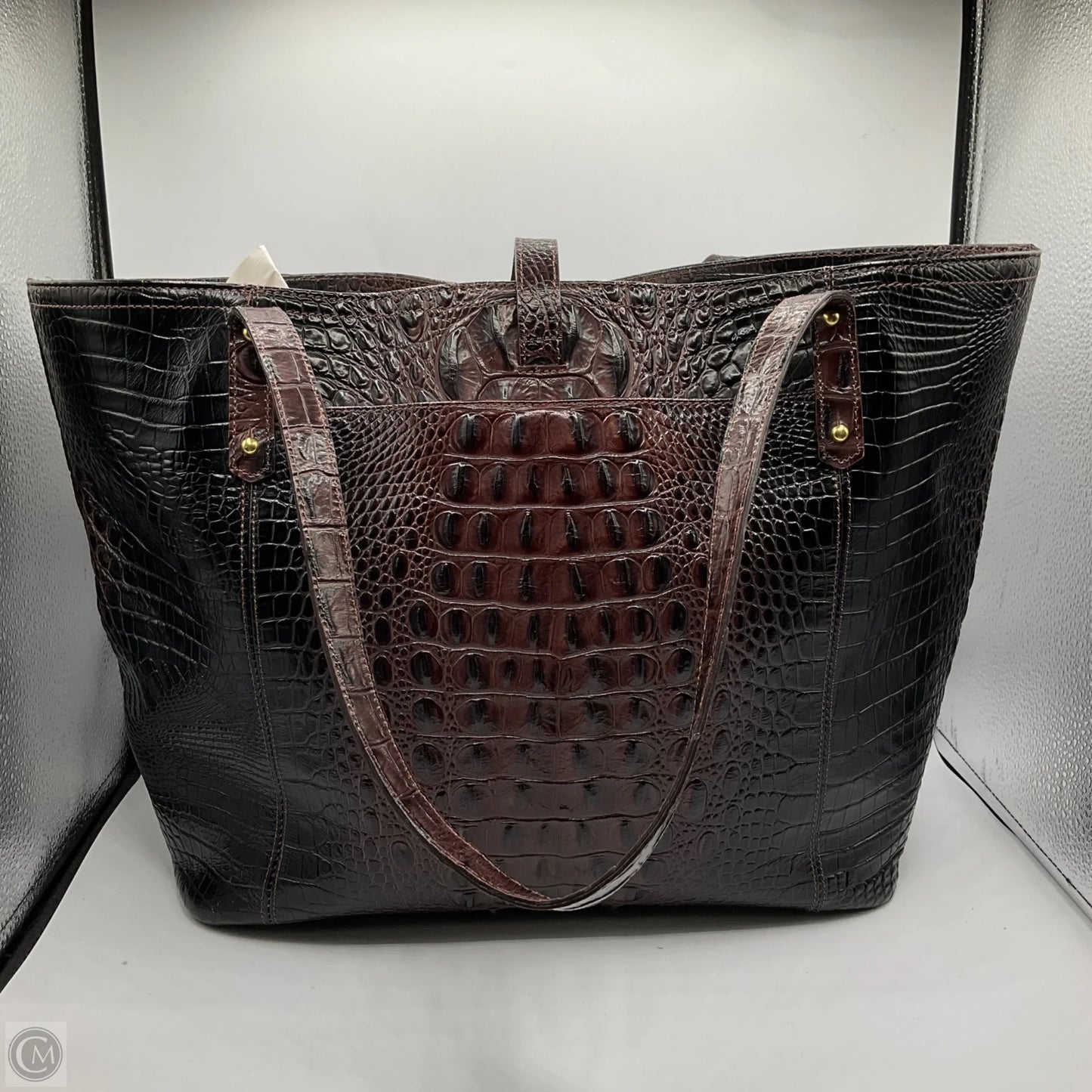 Handbag Designer By Brahmin, Size: Large