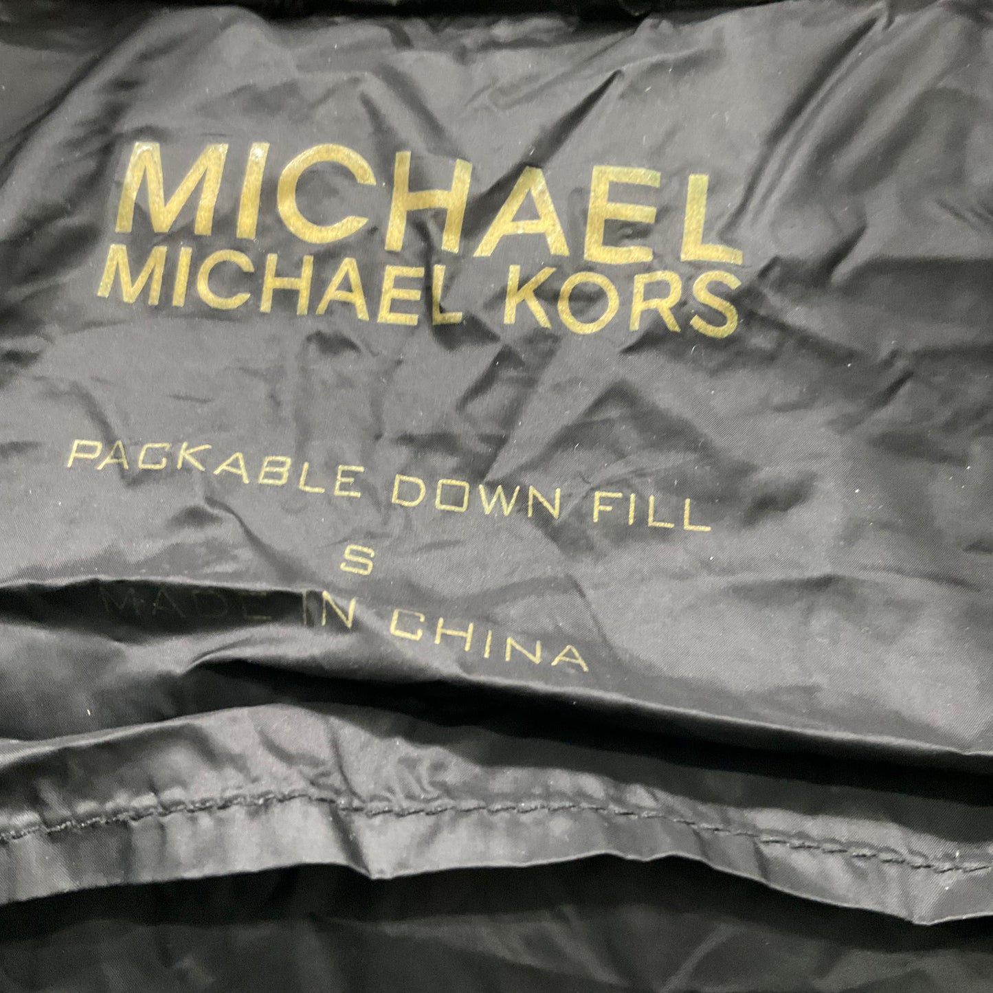 Coat Puffer & Quilted By Michael By Michael Kors In Black, Size: S