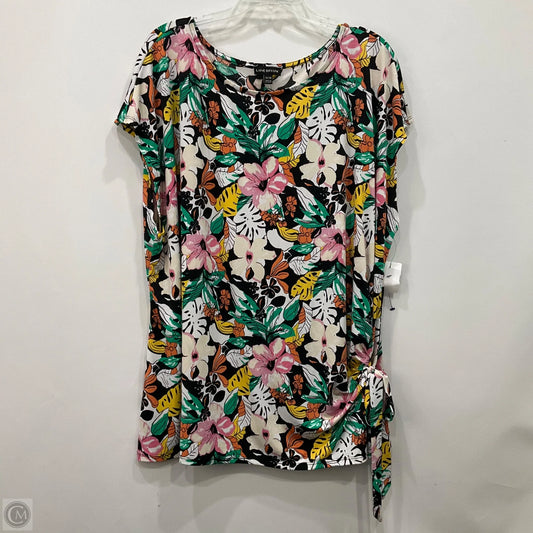 Top Short Sleeve By Lane Bryant In Floral, Size: 4x