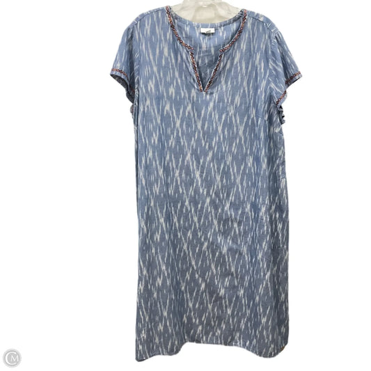 Dress Casual Maxi By Pure Jill In Blue, Size: 3x