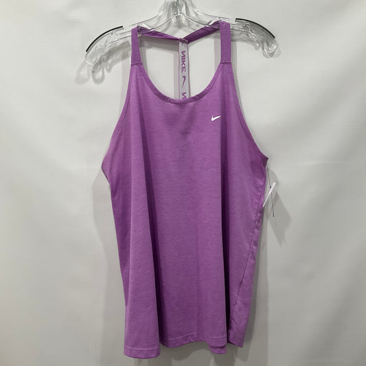 Athletic Tank Top By Nike Apparel  Size: Xl