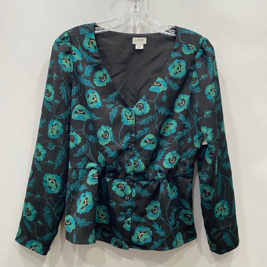 Top Long Sleeve By J Crew In Navy, Size: S